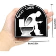 thumbnail image 2 of 5 Minutes Toilet Hourglass Sand Timer Funny Atmosphere Tool Decompression Decoration for Toilet Training, 2 of 5
