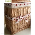 thumbnail image 4 of Cesta de ratán extragrande para ropa sucia con funda Cesta tejida para baño Cesta de mimbre tejida para guardar ropa sucia, 4 of 5