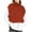 Red, variant on Fartey Women's Short Sleeve Turtleneck Sweaters 2024 Trendy Cable Knit Cropped Sweaters Casual Fashion Solid Color Pullover Sweaters