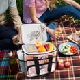 thumbnail image 5 of FORMRS Insulated Cooler Bag 24 Cans Capacity Soft Leakproof Lunch Box with Side Pockets, Cartoon Halloween Ghosts, 5 of 7