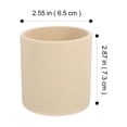 thumbnail image 4 of 2 piezas de silicona tazas para beber taza de entrenador taza de agua para niños pequeños niños, 4 of 5