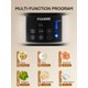 thumbnail image 3 of Vaporizador de alimentos FOHERE 13.7 QT, 3 niveles, eléctrico de 800 W, 3 of 9