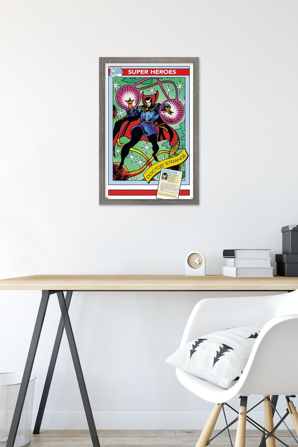 Marvel Trading Cards - Doctor Strange Wall Poster, 14.725" x 22.375" Framed