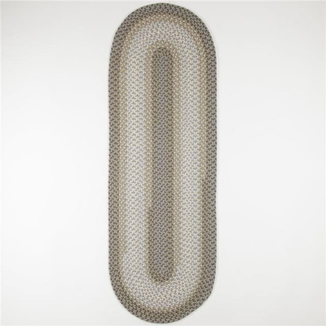Rhody Rug TR62R024X120 2 x 10 ft. Twin River Runner Rug, Frosty & Multi Color