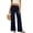 1# Navy Blue, variant on TEMOFON Womens Casual Pants Stretchy Wide Leg Lounge Dress Pants Comfy High Waist Palazzo Pants Navy Blue