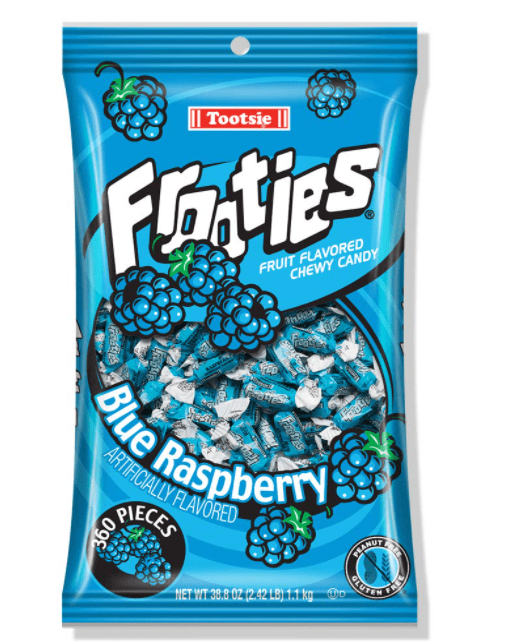 Tootsie Rolls Frooties Blue Raspberry Candy (360 Count)(two pack