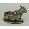 thumbnail image 3 of Veronese Design Bronze Finish Nandi the Sacred Bull Gatekeeper of Shiva and Parvati Statue, 3 of 3