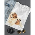 thumbnail image 3 of A Yawning Puppy T-Shirt Women -Image by Shutterstock, Female Large, 3 of 4