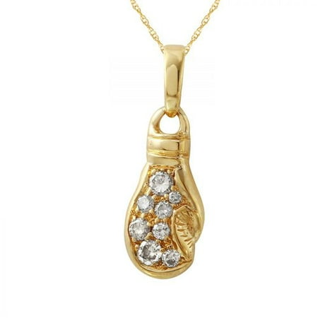 Foreli 0.3CTW Diamond 18k Yellow Gold Necklace