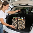 thumbnail image 5 of Collapsible Car Trunk Organizer with Handles 600D Oxford for Car Kitchen and Home Storage, Brownish Red and Black 13× 10.2×10.8inch, 5 of 6