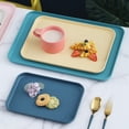 thumbnail image 4 of BANDEJA DE COCINA SIRVIVIO BANDEJA DE TRIGO DE TRIGO RECTANGULAR ESTILO NÓRDICO DE TÉ DE TÉ DE FRUTA DE, 4 of 7