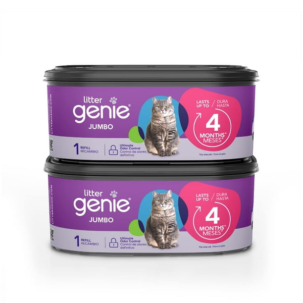 Bolsas de recarga Litter Genie Jumbo, 2 unidades, paquete de 1