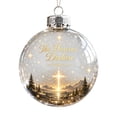thumbnail image 2 of Plastic Light Up Christmas Ball Ornament, Warm Glow Holiday Bauble, 3.15 x 3.15 x 3.15 Inch, for Christmas Tree Window Mantel Decor, 2 of 6