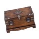 thumbnail image 3 of Caja de almacenamiento Retro, caja de madera decorativa, colección versátil, recuerdos de decoración del hogar con cerradura y organizador de llaves,, 3 of 9