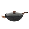 thumbnail image 1 of Westinghouse Wok Antiadherente de Mármol Negro Madera 32cm WCCW0085032MBB negro, 1 of 6