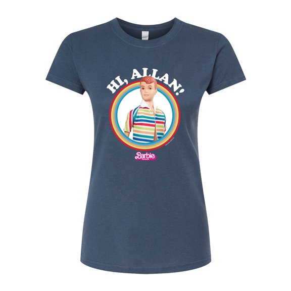 Barbie the Movie - Hi Allan - Juniors Fitted Graphic T-Shirt