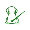 thumbnail image 2 of Homekingdee Cute Dog Wiper Silhouette Car Decal - Multicolor Plastic Rear Windshield Sticker with Wiper-Synced Motion for Automotive Decoration, 2 of 6