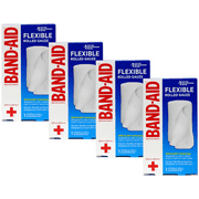 Band-Aid Flexible Rolled Gauze with Kling Technology 1 Roll 3 inch x 2.5 Yards Pack of 4