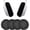 Black, variant on MODANU 2 Pairs Headphone Earpad Covers Headphone Sweat Covers Washable and Stretchable Ear Pads Protectors for Gym Libraries, Studying Gaming (Fit 9-11 cm, Black)