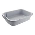 thumbnail image 1 of Bandeja de arena para mascotas, orinal, inodoro, fácil de limpiar, orinal a prueba de salpicaduras, inodoro, caja de arena Gris 36x30x10cm Yuyangstore Bandeja de arena para gatos, 1 of 8