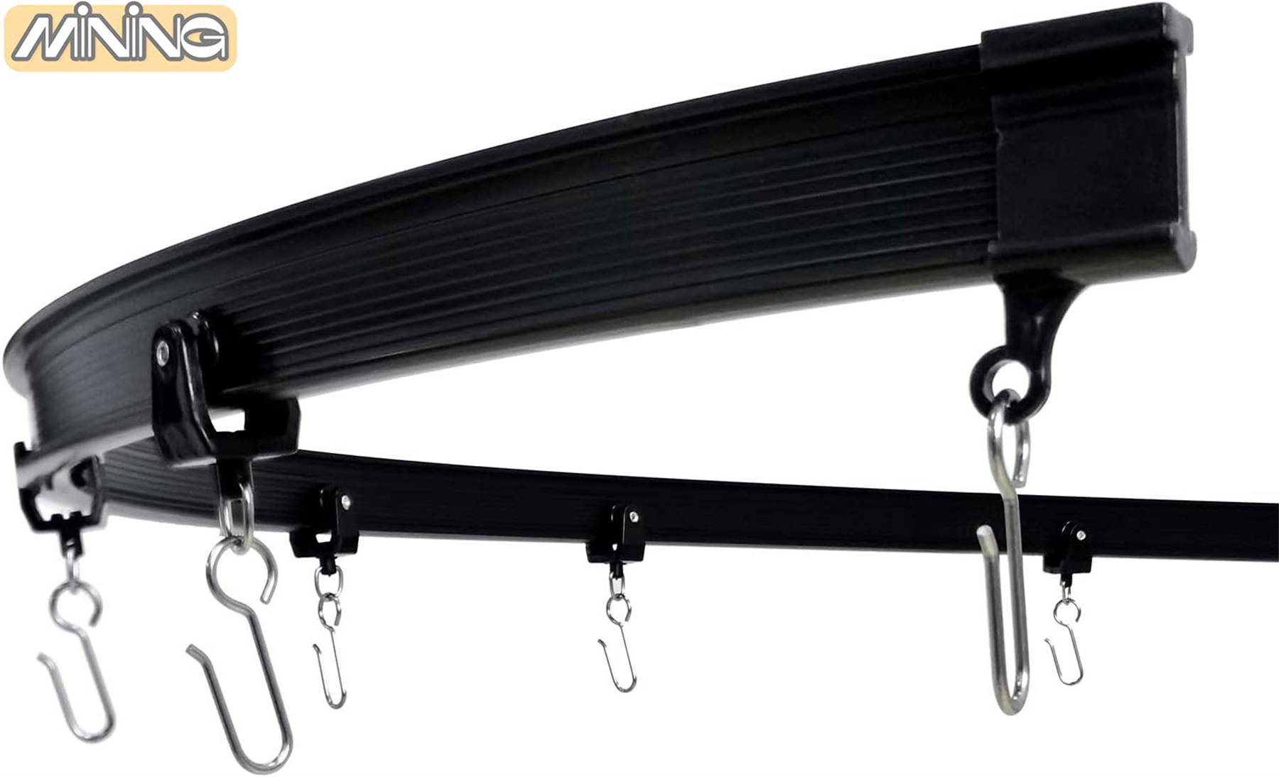 Flexible curved ceiling curtain track, RV curtain track, curtain track