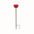 thumbnail image 3 of Abreuvoir d'Eau de Jardin en Fer, Perche de Sol Résistante à la Rouille avec Perche d'Insertion, pour Cour Extérieure et Soutien aux Pollinisateurs, Rouge, 3 of 9