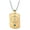 Men Gold Sagittarius, variant on Men's Stainless Steel Vintage Personality 12 Constellation Horoscope Zodiac Dog Tag Pendant Necklace Blue Crystal Inlay Silver Pisces
