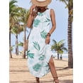 thumbnail image 4 of Vestido Zeagoo Tropical para mujer, vacaciones en la playa, Hawaiian 2025, 4 of 6