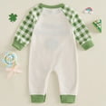 thumbnail image 6 of mgoYE Baby Boy Clothes 12 Month My First St Patricks Day Baby Girl Boy Outfit Cute Jumpsuit Irish Romper Newborn Fall Winter Spring Clothes(Beige,6-12 Months), 6 of 6