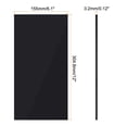 thumbnail image 2 of Uxcell UHMW Sheet Ultra High Molecular Weight Polyethylene Sheet Hard Plastic Sheet Board 6.1''x 12 '' x 0.12'' Black, 2 of 6