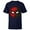 Navy, variant on Marvel Spider-Man: No Way Home Dual Spidey Mask - Short Sleeve T-Shirt for Kids – Customized-White