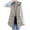 Khaki, variant on Naughtyhood Women Clearance Fashion Pocket Coat Winter Long Sleeveless Down Cotton Waistcoat Jacket