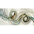 thumbnail image 2 of PI Studio 18x11 White Modern Wood Framed Museum Art Print Titled - Swirly Whirly II, 2 of 4