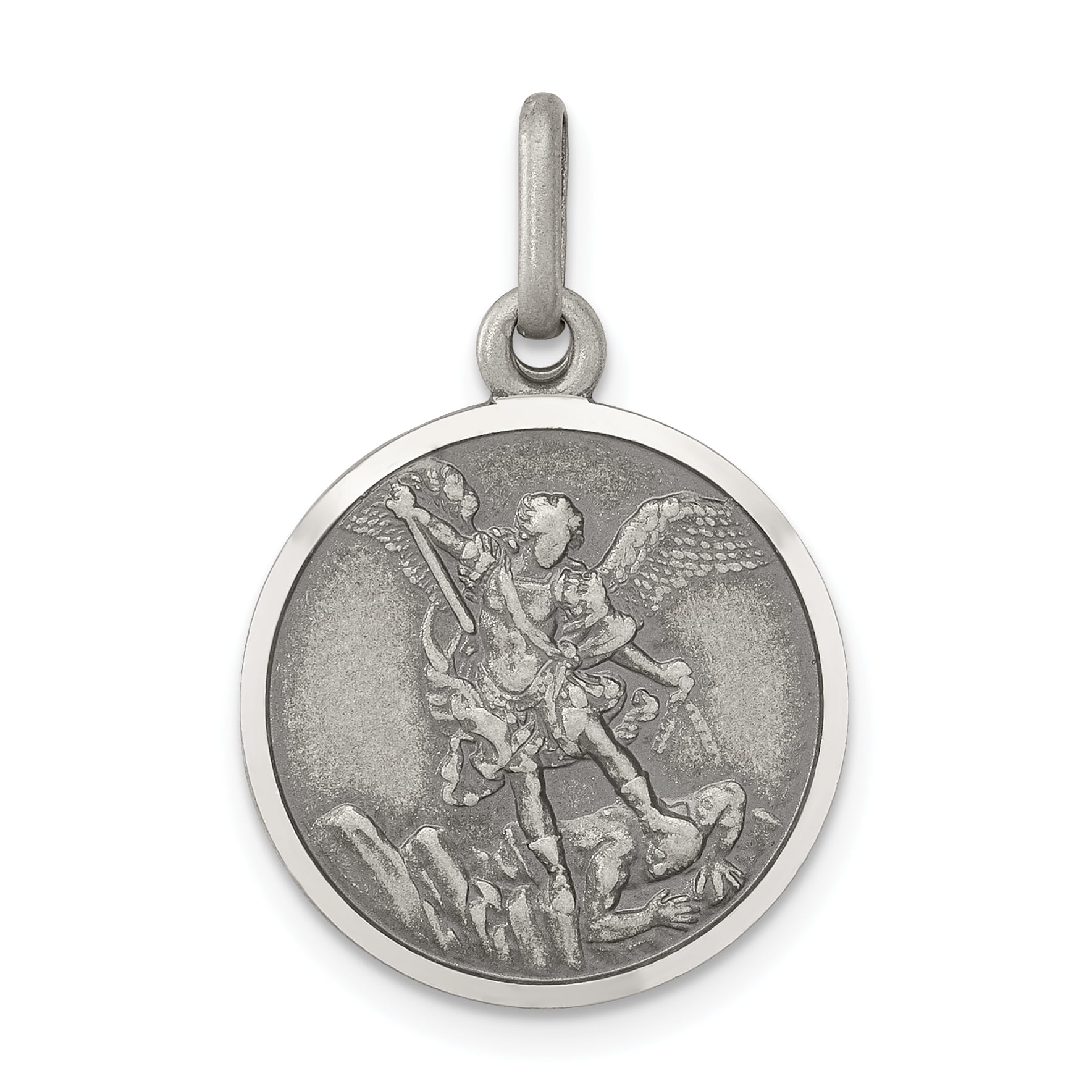 The Patrons Saints Medals 925 Sterling Silver Saint Michael The Archangel Medal 