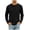 Black, variant on Men's Long Sleeve Shirts Casual Solid Color Round Neck Pullover Base Tops Plus Size Soft Pajamas Loungewear