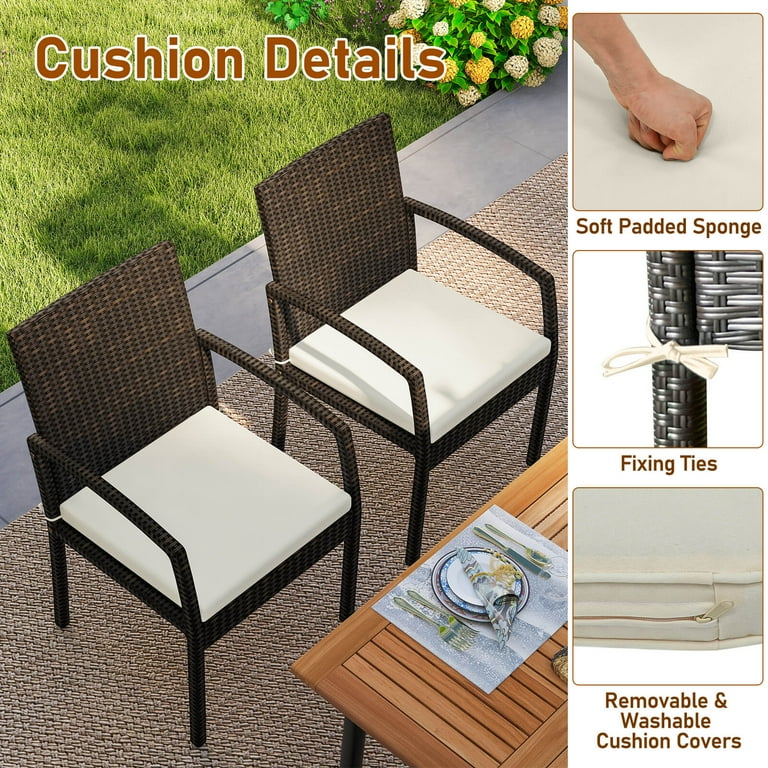 7 1/2 ft patio umbrella Collapsible Patio Umbrella with Crank & Tilt, Light Khaki