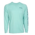 thumbnail image 2 of Bimini Bay Outfitters Hook M' Men's Long Sleeve Shirt - Striped Bass 4 Aqua, 2 of 2