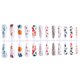 thumbnail image 2 of Uñas postizas, uñas postizas, regalos para mujeres, uñas pintadas de muñeco de nieve navideño, parche de uñas postizas extraíble con pegamento para uñas, uñas postizas, 2 of 2
