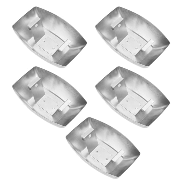 Contenedor de aceite para campana extractora, 5 piezas Accesorios para campana extractora de aceite para campana extractora Taza de aceite para campana extractora de metal Rendimiento confiable