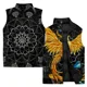 thumbnail image 3 of Chalecos de invierno para hombre, chaleco con estampado de moda de ave fénix, chaquetas y chalecos casuales cálidos para hombre 2024, chaleco de viento frío para hombre, 3 of 5