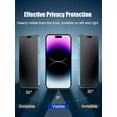 thumbnail image 3 of 2-piece Apple full screen anti peeping and anti falling protective film suitable for 16 Pro Max/16/16 Pro/16 Plus/15 Pro Max/15/15 Pro/15 Plus/14 Pro Max/14/14 Pro/14 Plus/13 Pro Max/13/13 Pro/12/11, 3 of 6