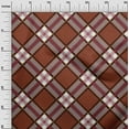 thumbnail image 2 of oneOone Georgette Viscose Fabric Tartan Check Printed Fabric 1 Yard 42 Inch Wide, 2 of 4