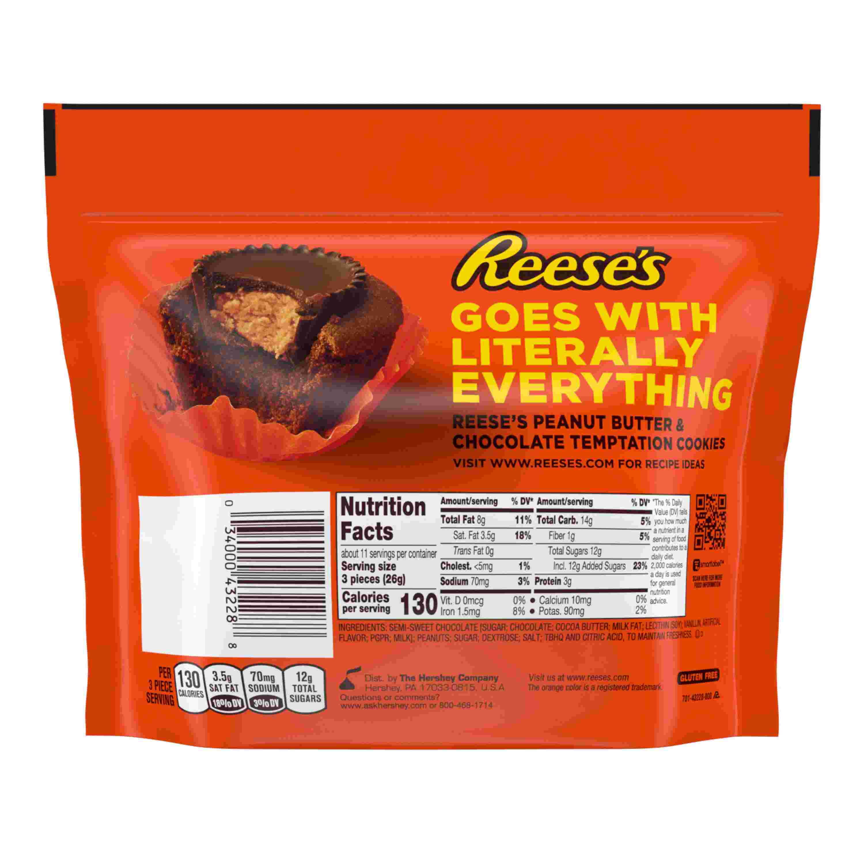 Reese's Miniatures Dark Chocolate Peanut Butter Cups Share Pack - 10.2 oz (Pack of 2)