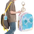 thumbnail image 6 of YYKihy Mini Backpack Keychain Cute Cosmetic Bag For Women Transparent Makeup Bag Key Pocket Lipstick Bag Card Holder Data Cable Organizer Zipper, 6 of 6