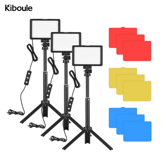 Kit de iluminación para videoconferencias USB Kiboule con 3 LED
