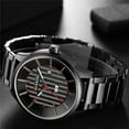 thumbnail image 4 of CURREN 8316 New Men's Fashion Brand Steel Band Week Calendar Life Waterproof Sports Quartz Watches Stainless Steel Men's Watch, 4 of 7