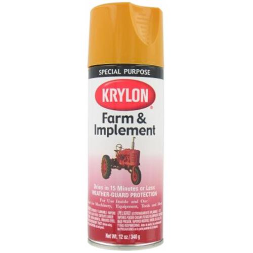 Krylon DUP1819 Old Caterpillar Yellow