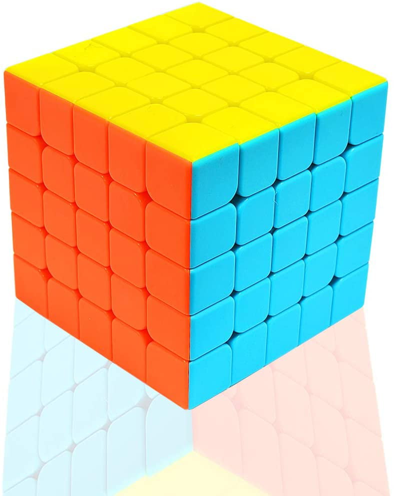 Shengshou Pyramid Trangle Speed Cubing 4x4x4 Magic Cube Puzzle Game Toys Black 