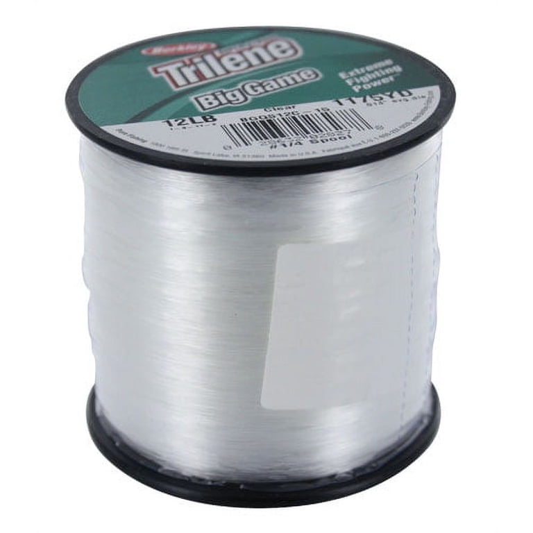 30 lb mono fishing line Vicious Leader Spools from 12# test to 80# test come in 3 Berkley Trilene Big Game Monofilament