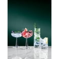 thumbnail image 4 of LSA Gin Balloon Glasses in Clear with Flared Stem and Disc Shaped Feet - Durable Mouth Blown Glass - 14 oz Drinkware - Pack of 2, 4 of 5